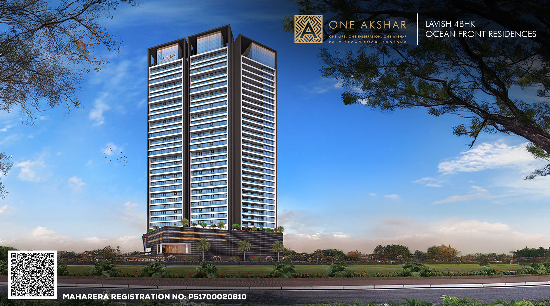 One Akshar world Skyscraper tower
