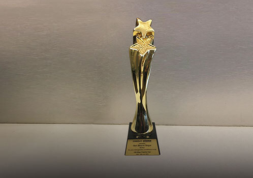 Akshar exhibition award trophy, Symbol, Sculpture